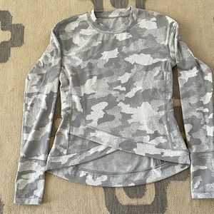 LuLu Lemon Cloud Camo Runners Shirt.